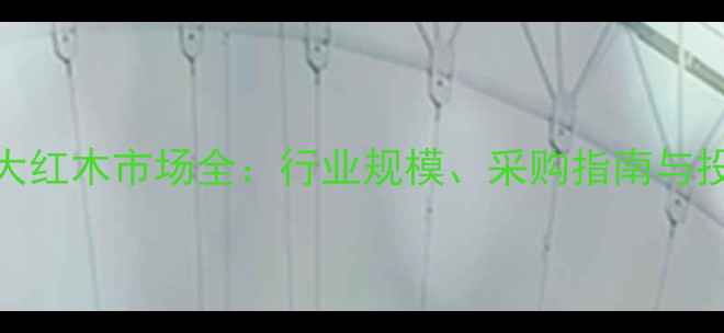 图片 广西最大红木市场全：行业规模、采购指南与投资前景