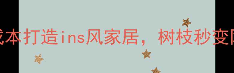 图片 🌿旧木头树枝DIY改造｜零成本打造ins风家居，树枝秒变网红装饰｜变废为宝攻略🌿2