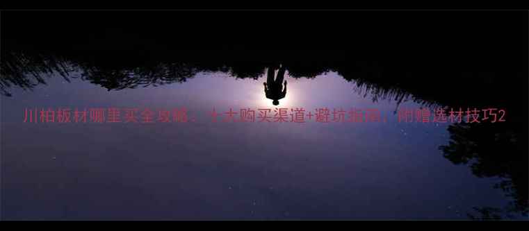 图片 川柏板材哪里买全攻略：十大购买渠道+避坑指南，附赠选材技巧2