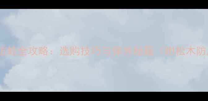 图片 松木家具防潮防蛀全攻略：选购技巧与保养秘籍（附松木防腐处理工艺）1