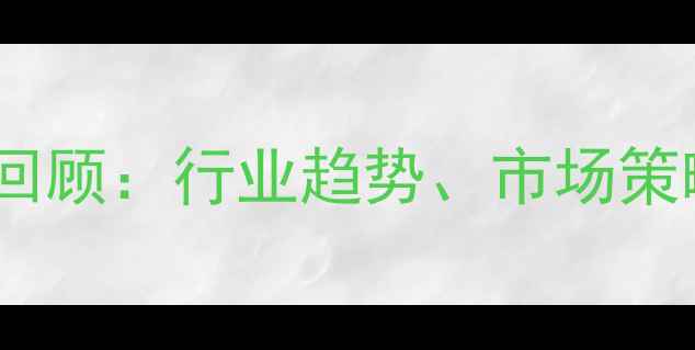 图片 汶上石材发展回顾：行业趋势、市场策略与未来展望1