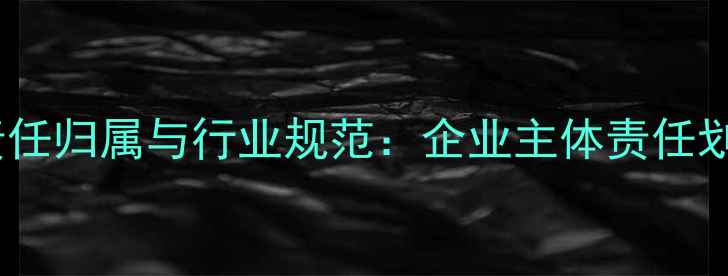 图片 石材企业管理责任归属与行业规范：企业主体责任划分及监管体系2