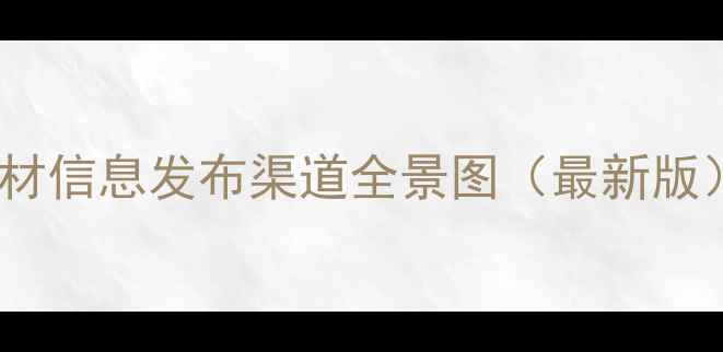 图片 石材信息发布渠道全景图（最新版）2