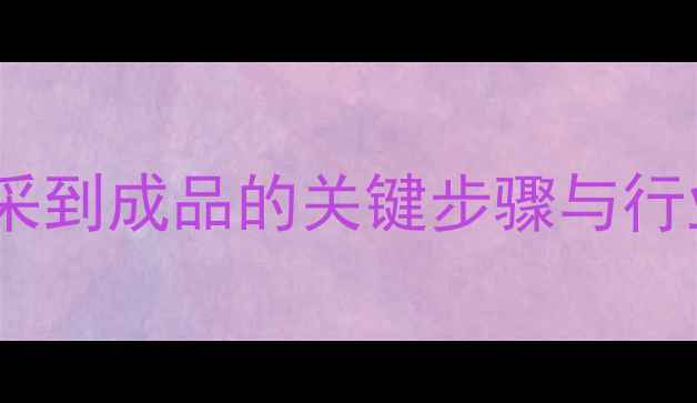 图片 石材加工全流程：从开采到成品的关键步骤与行业趋势（附详细指南）2