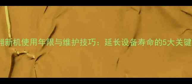 图片 石材翻新机使用年限与维护技巧：延长设备寿命的5大关键步骤2