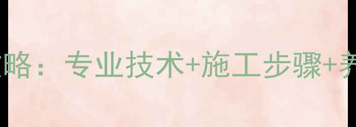 图片 花岗岩缝隙处理全攻略：专业技术+施工步骤+养护技巧（附案例）1