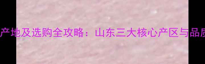 图片 齐鲁红石材产地及选购全攻略：山东三大核心产区与品质保障指南1