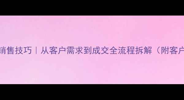 图片 🔥石材销售技巧｜从客户需求到成交全流程拆解（附客户案例）